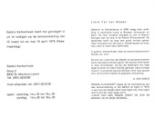 1979 - Sint-Martens-Latem: “Galerij Kerkenhoek”